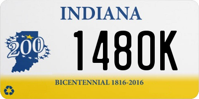 IN license plate 148OK