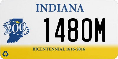 IN license plate 148OM