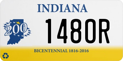 IN license plate 148OR