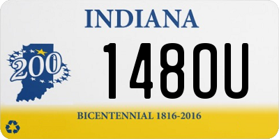 IN license plate 148OU