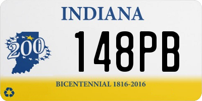 IN license plate 148PB