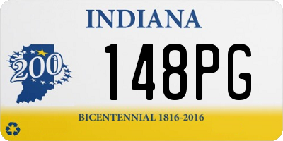 IN license plate 148PG