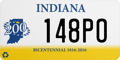 IN license plate 148PO