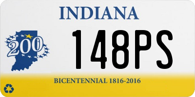 IN license plate 148PS