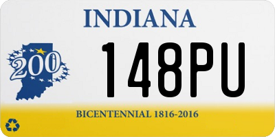 IN license plate 148PU