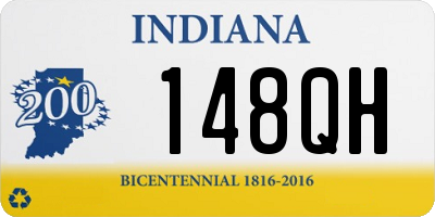 IN license plate 148QH