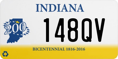 IN license plate 148QV