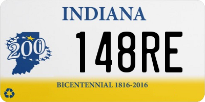 IN license plate 148RE
