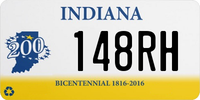 IN license plate 148RH