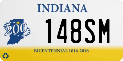 IN license plate 148SM