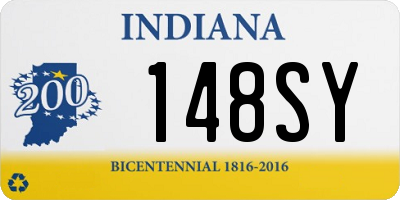 IN license plate 148SY