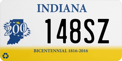 IN license plate 148SZ
