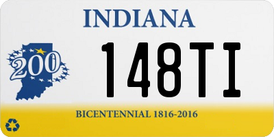 IN license plate 148TI