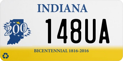 IN license plate 148UA