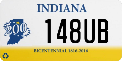 IN license plate 148UB