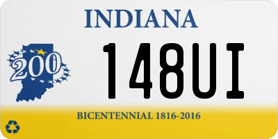 IN license plate 148UI