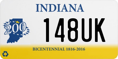 IN license plate 148UK