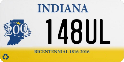 IN license plate 148UL