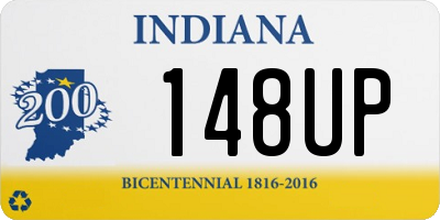 IN license plate 148UP