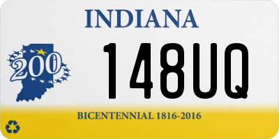 IN license plate 148UQ