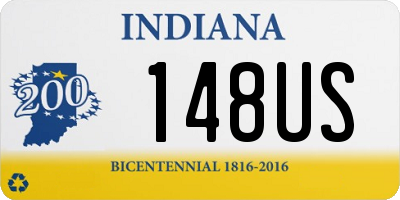 IN license plate 148US