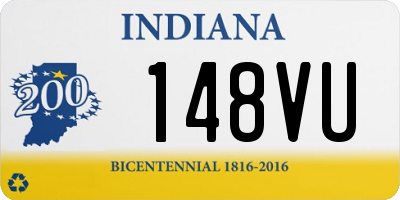 IN license plate 148VU