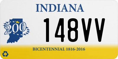 IN license plate 148VV