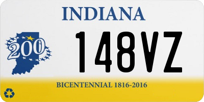 IN license plate 148VZ