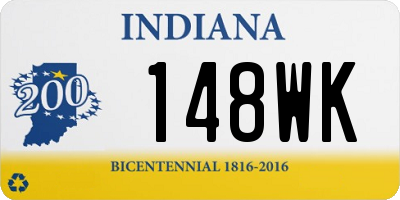 IN license plate 148WK
