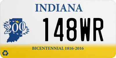 IN license plate 148WR