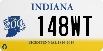 IN license plate 148WT