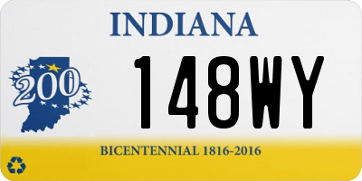 IN license plate 148WY