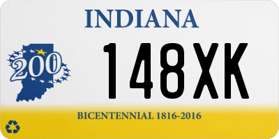 IN license plate 148XK