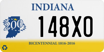 IN license plate 148XO