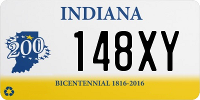 IN license plate 148XY
