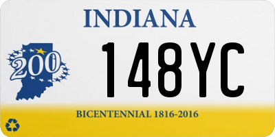 IN license plate 148YC