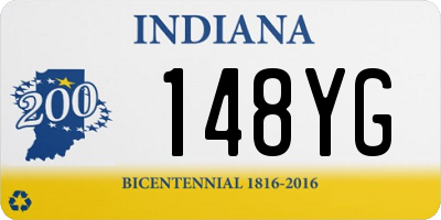 IN license plate 148YG