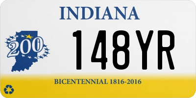 IN license plate 148YR