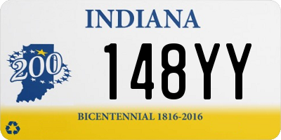 IN license plate 148YY