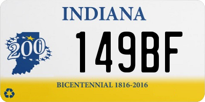 IN license plate 149BF