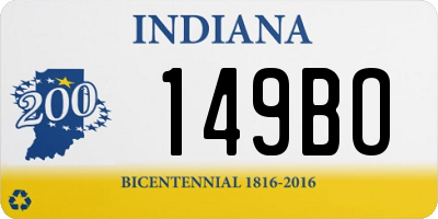 IN license plate 149BO