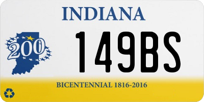 IN license plate 149BS