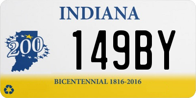 IN license plate 149BY
