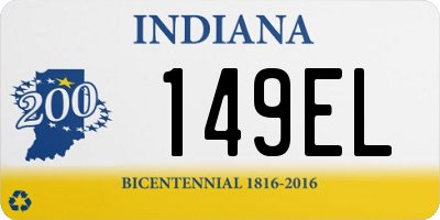 IN license plate 149EL