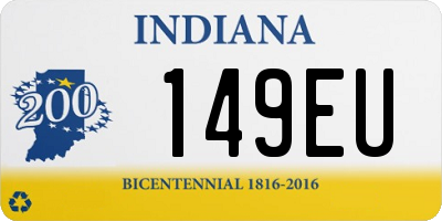 IN license plate 149EU