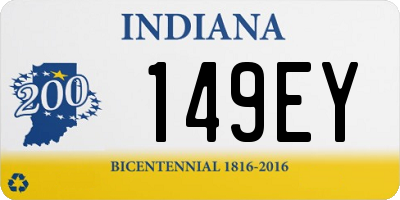 IN license plate 149EY