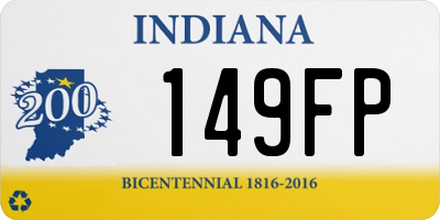 IN license plate 149FP
