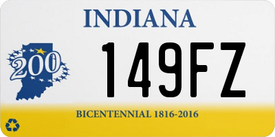 IN license plate 149FZ