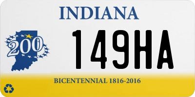 IN license plate 149HA