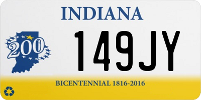 IN license plate 149JY